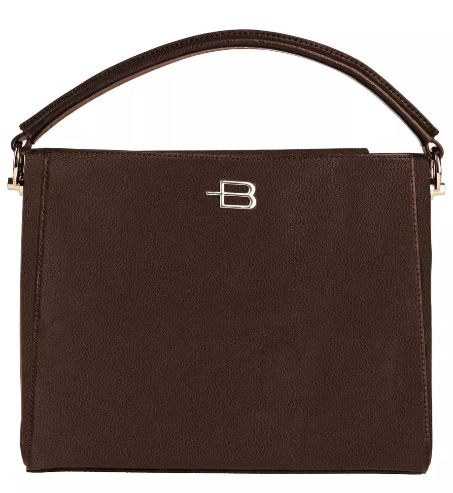 Brown Leather Di Calfskin Handbag