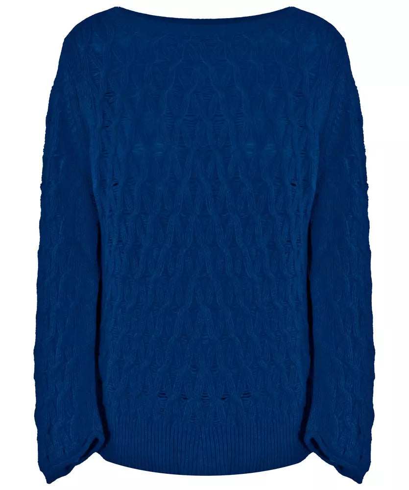 Blue Wool Sweater