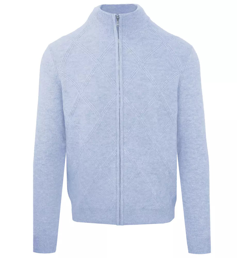 Light Blue Wool Sweater