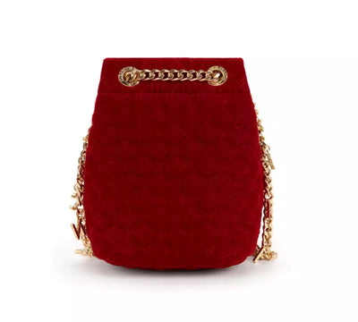 Red Velvet Crossbody Bag