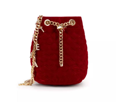 Red Velvet Crossbody Bag