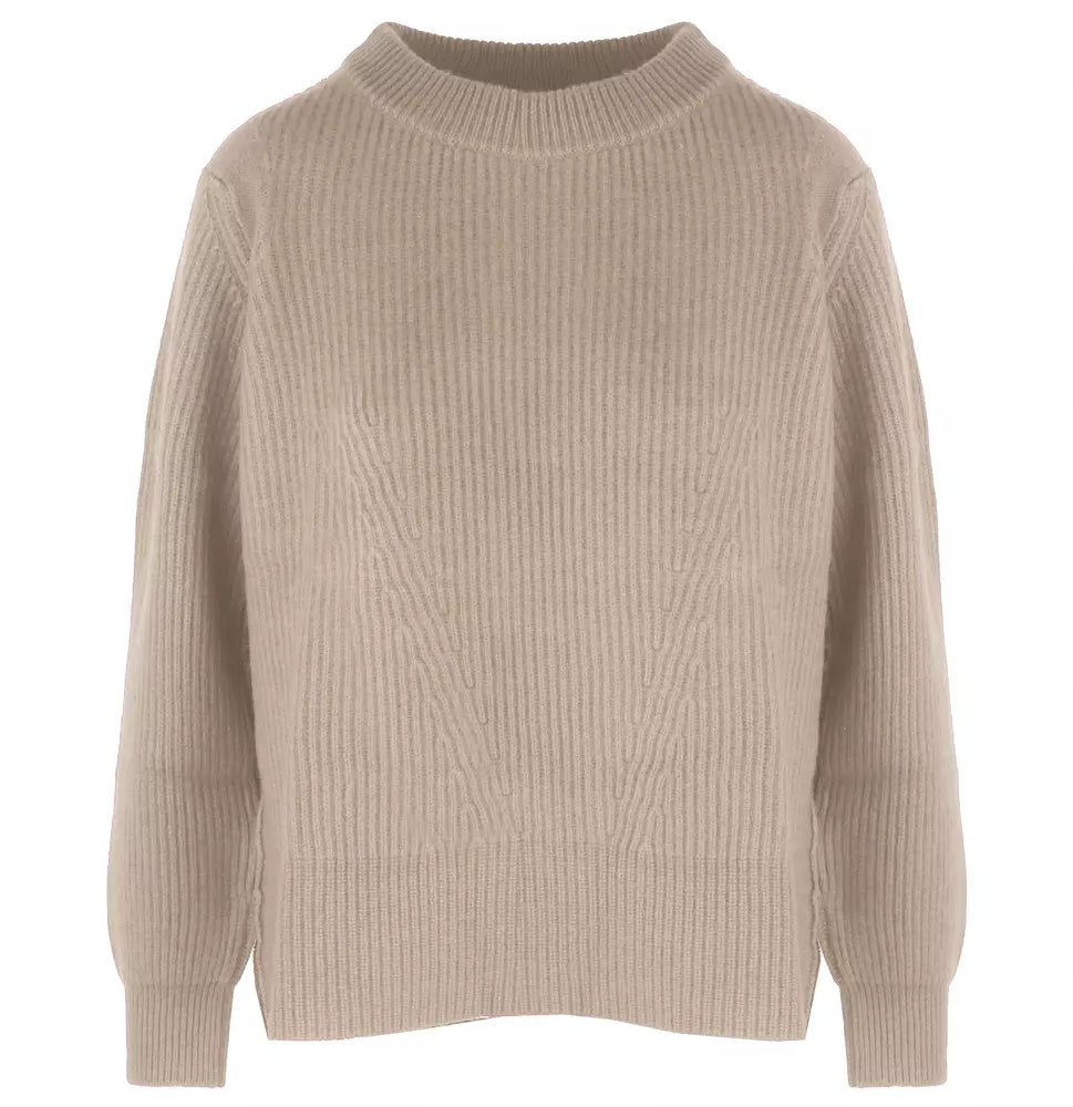 Beige Cashmere Sweater