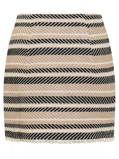 Beige Acrylic Skirt