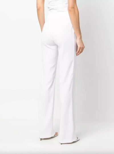 White Polyester Jeans & Pant