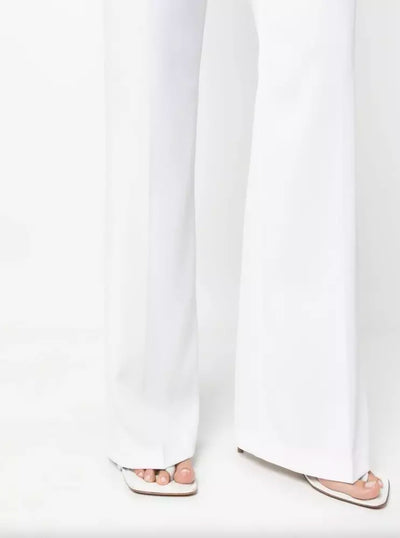 White Polyester Jeans & Pant