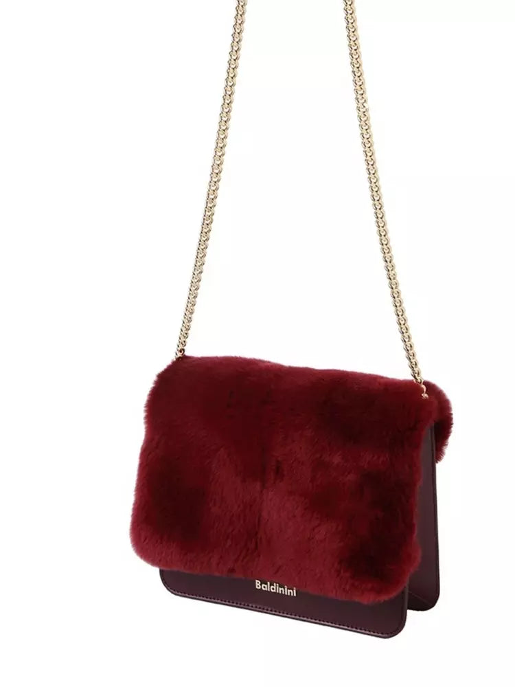 Red Leather Di Calfskin Crossbody Bag