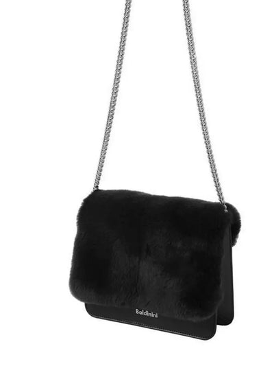 Black Leather Di Calfskin Crossbody Bag