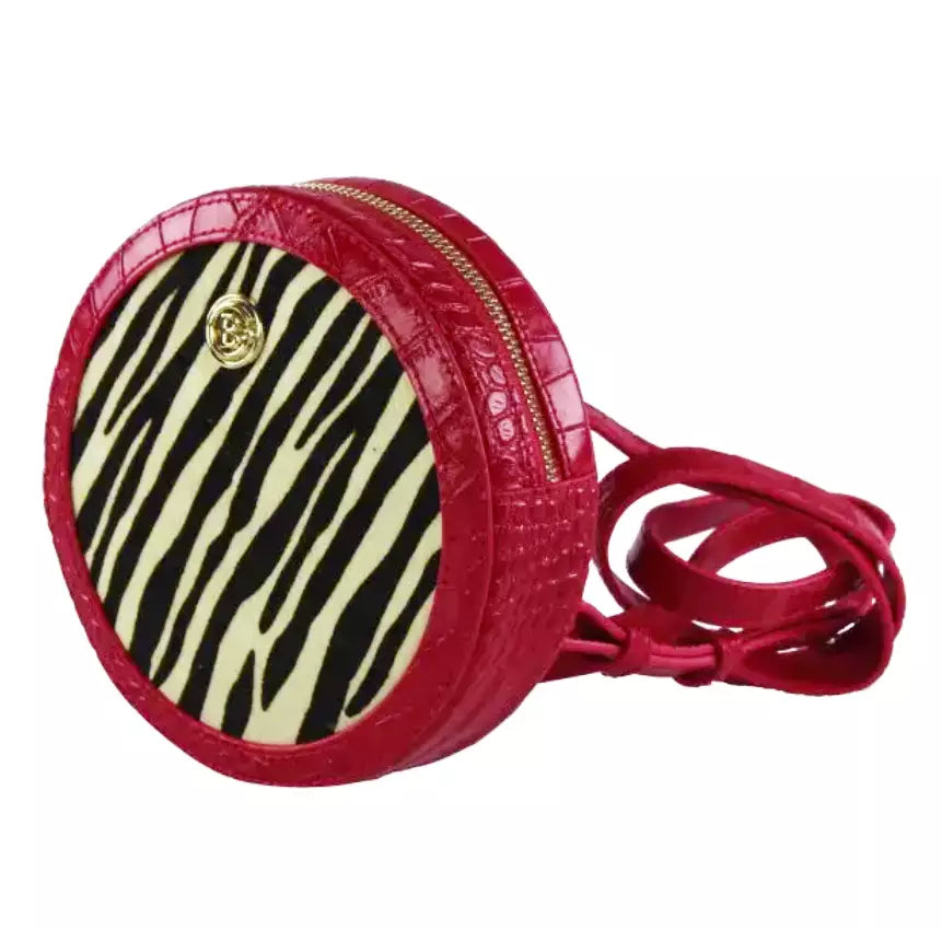 Red Leather Di Calfskin Crossbody Bag