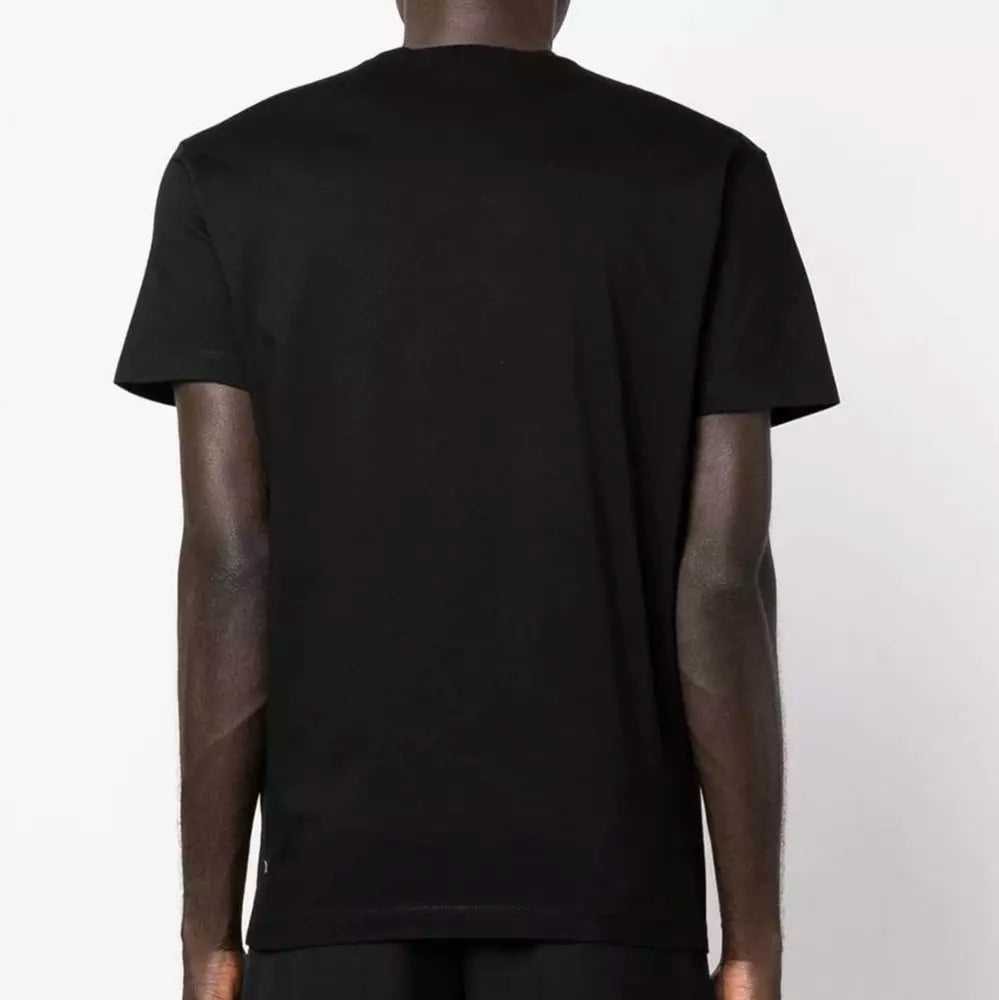 Black Cotton T-Shirt