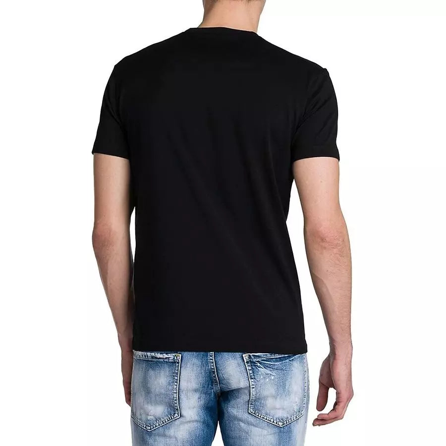 Black Cotton T-Shirt