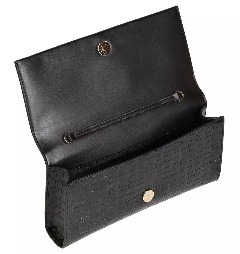 Black Leather Di Calfskin Handbag