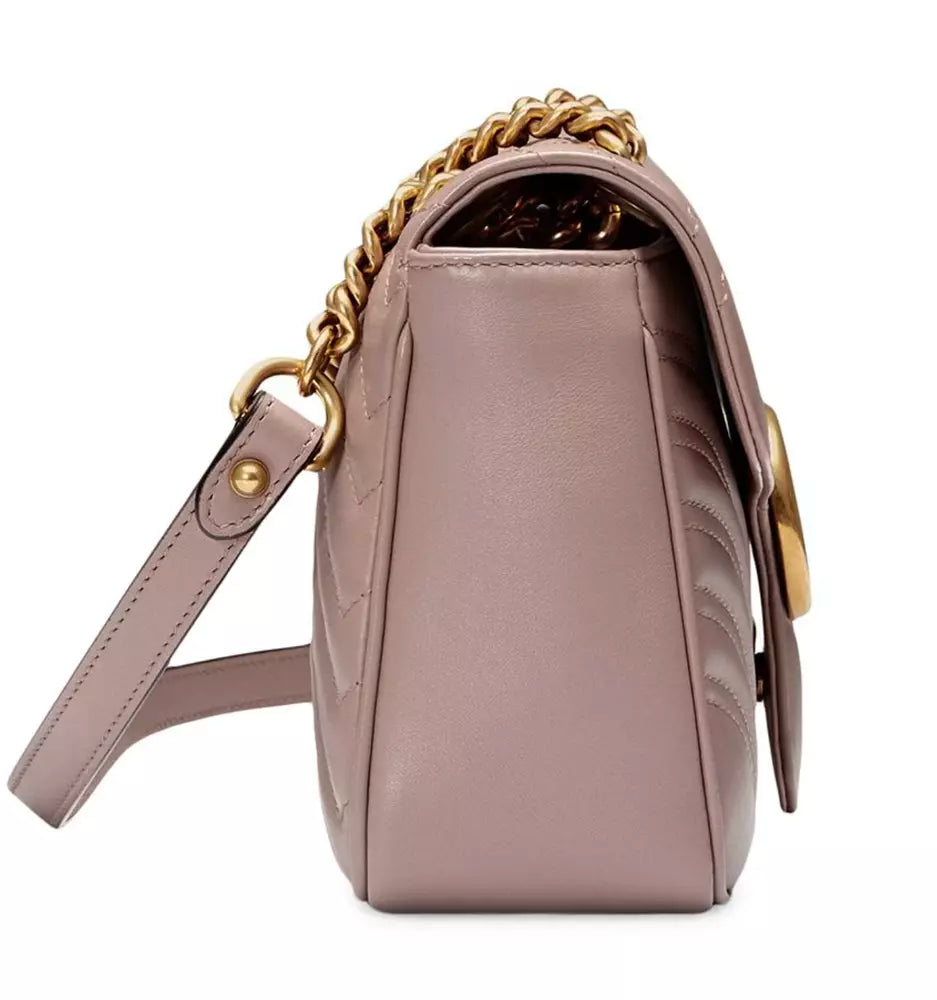 Beige Leather Crossbody Bag