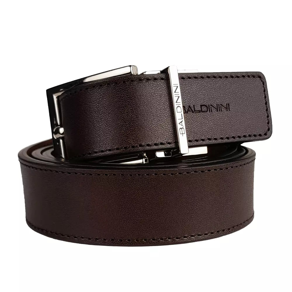 Brown Leather Di Calfskin Belt