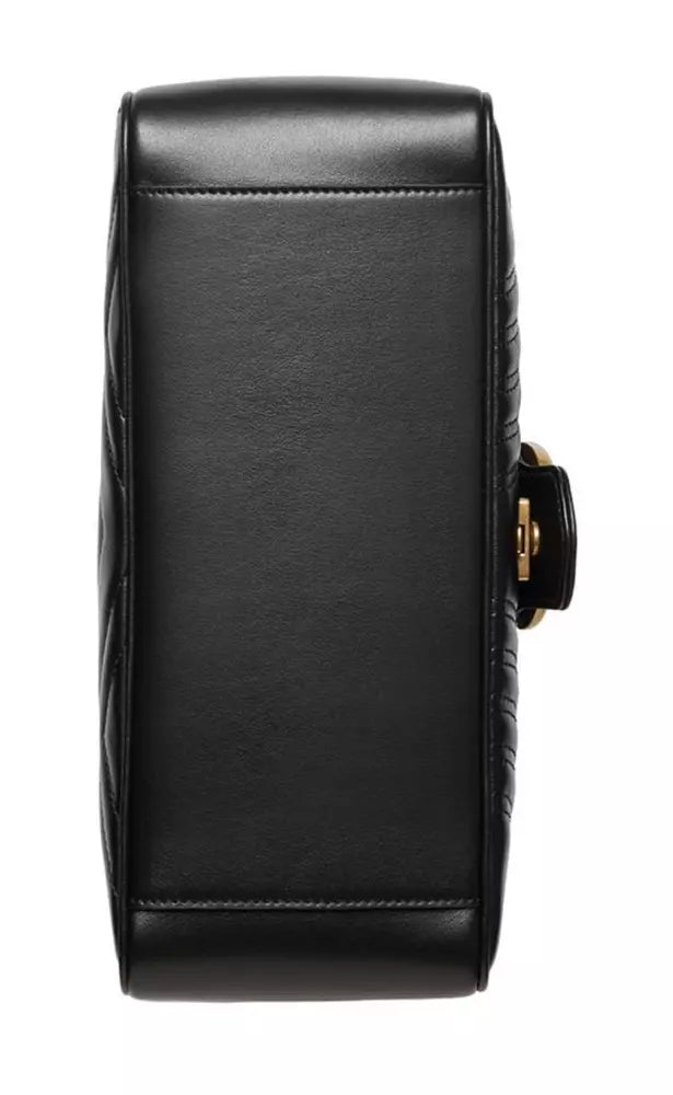 Black Leather Crossbody Bag