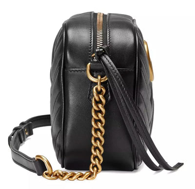 Black Leather Crossbody Bag