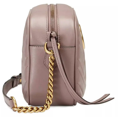 Beige Leather Crossbody Bag