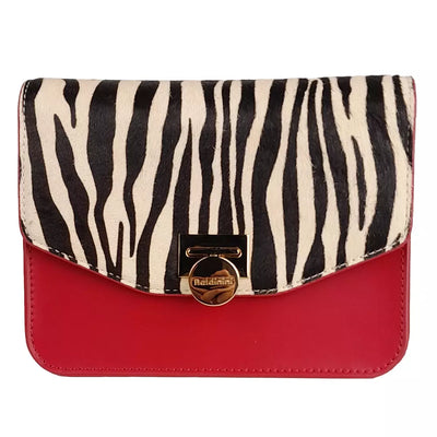 Red Leather Di Calfskin Crossbody Bag