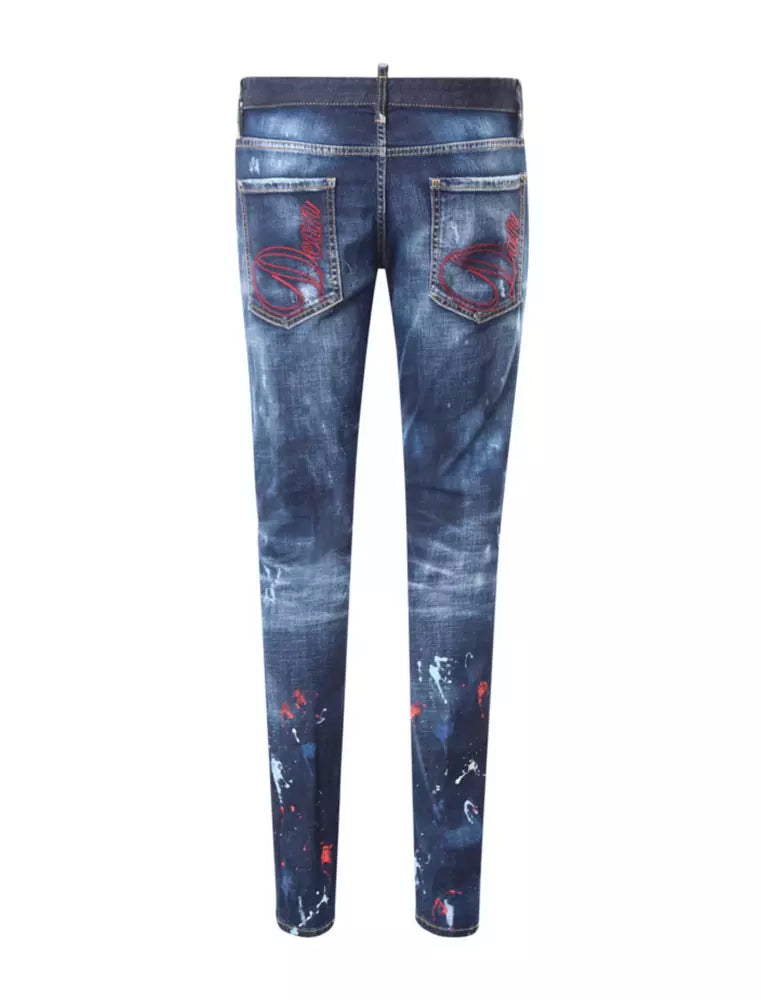 Blue Cotton Jeans & Pant