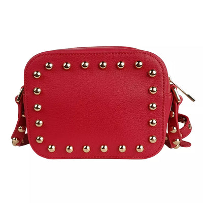 Red Leather Di Calfskin Crossbody Bag