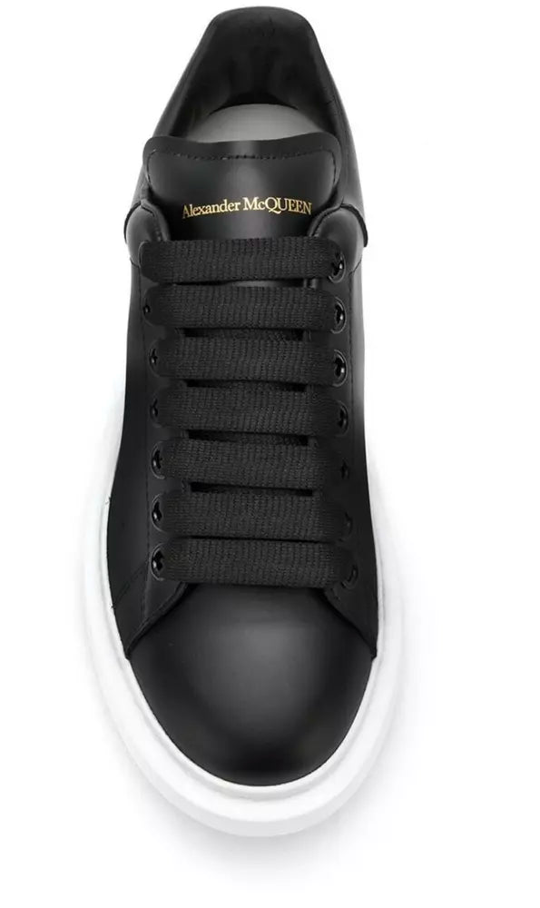 Black Leather Sneaker