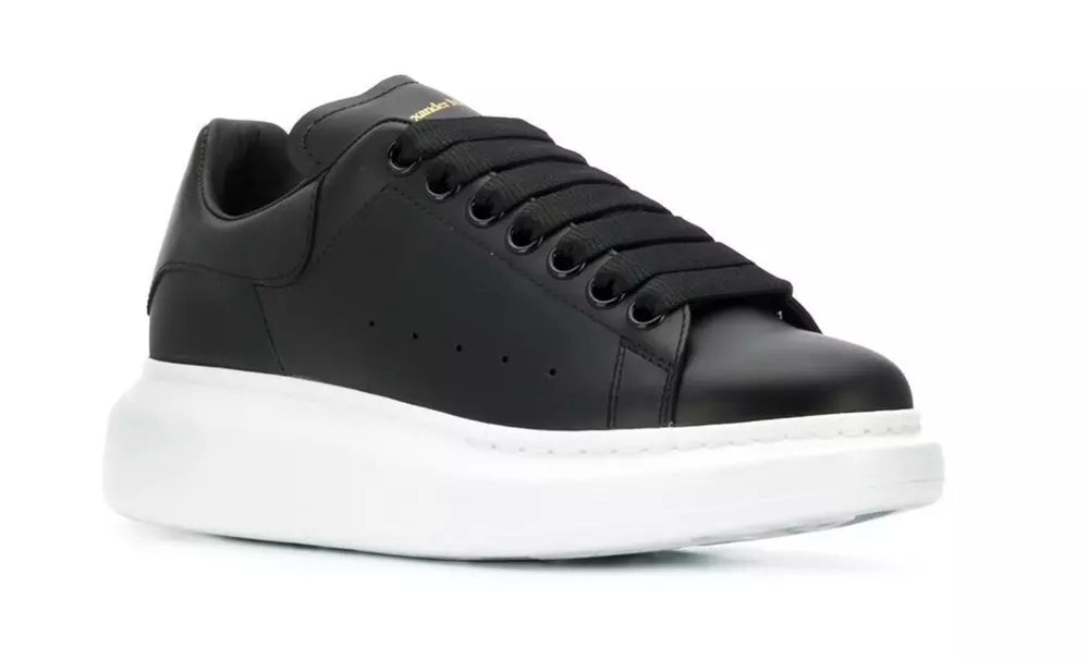 Black Leather Sneaker