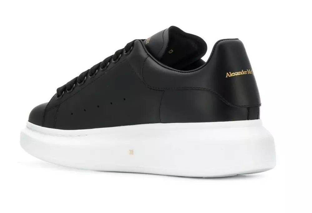 Black Leather Sneaker