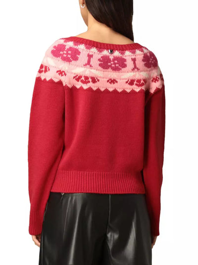 Red Acrylic Sweater