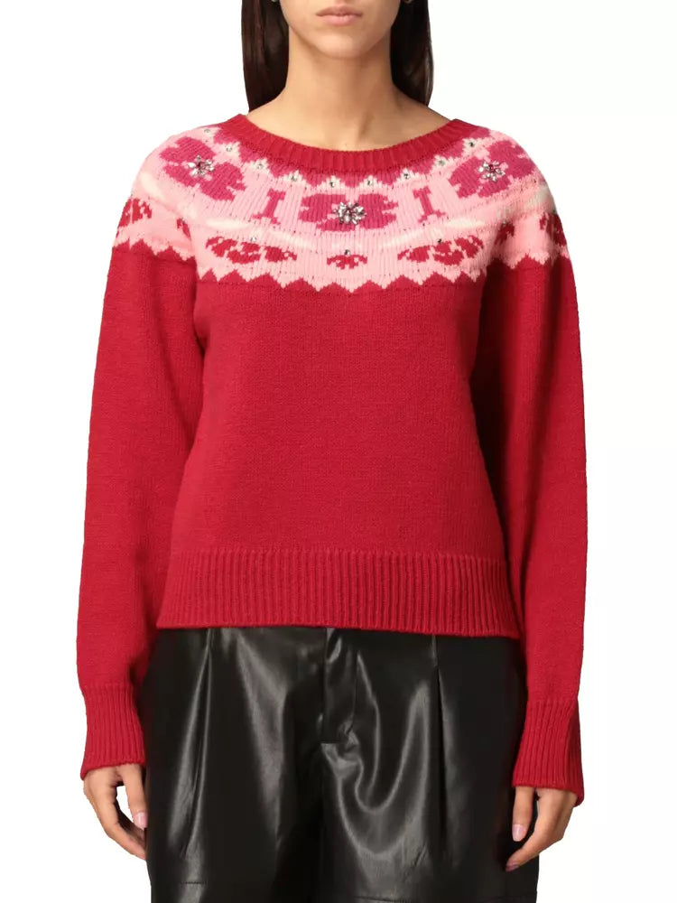 Red Acrylic Sweater