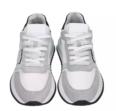 White Fabric Sneaker