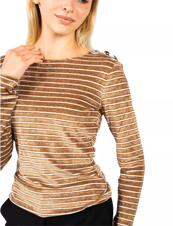 Brown Viscose Sweater