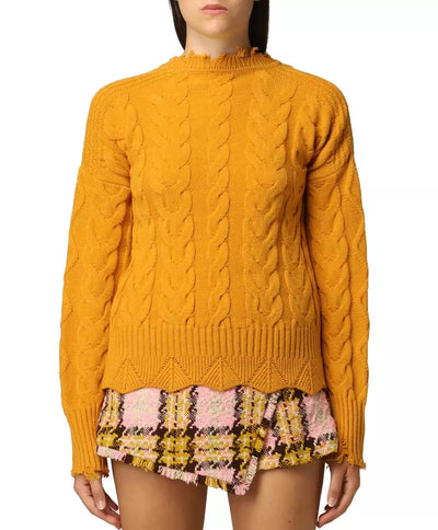 Yellow Viscose Sweater