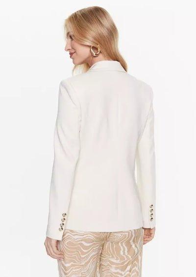 White Viscose Suits & Blazer