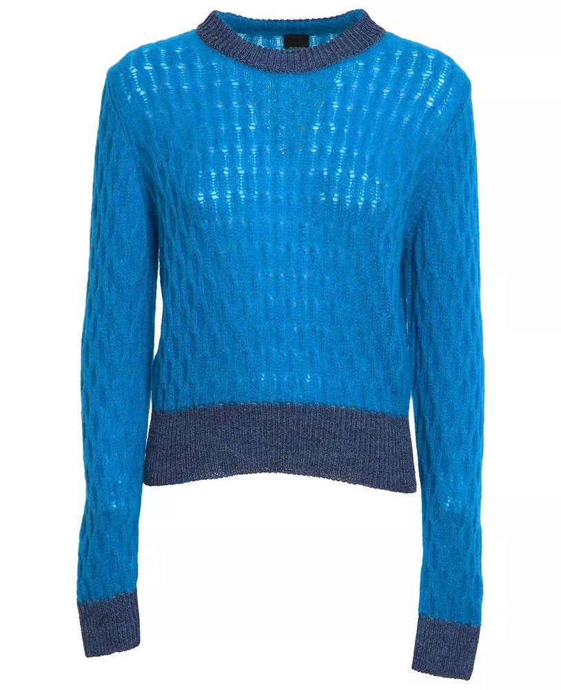 Light Blue Polyamide Sweater