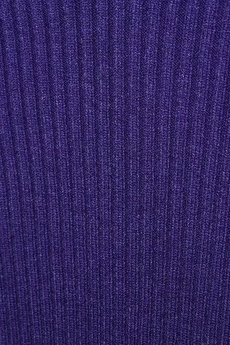 Purple Polyester Dress