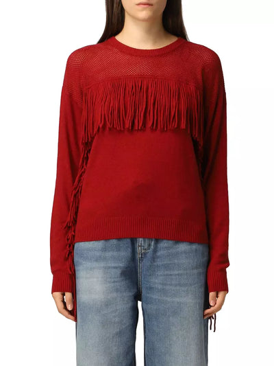 Red Viscose Sweater