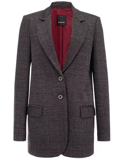 Gray Viscose Suits & Blazer