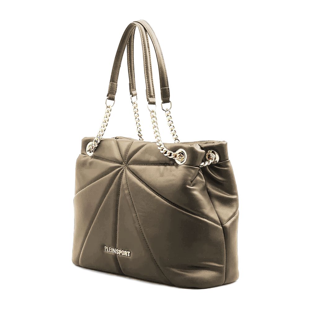 Beige Polyethylene Handbag