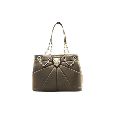 Beige Polyethylene Handbag