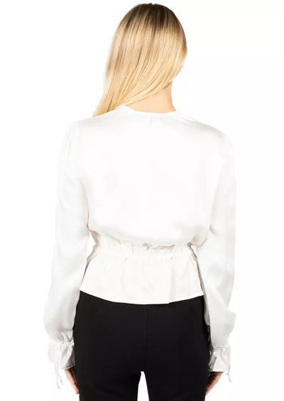 White Acetate Sweater