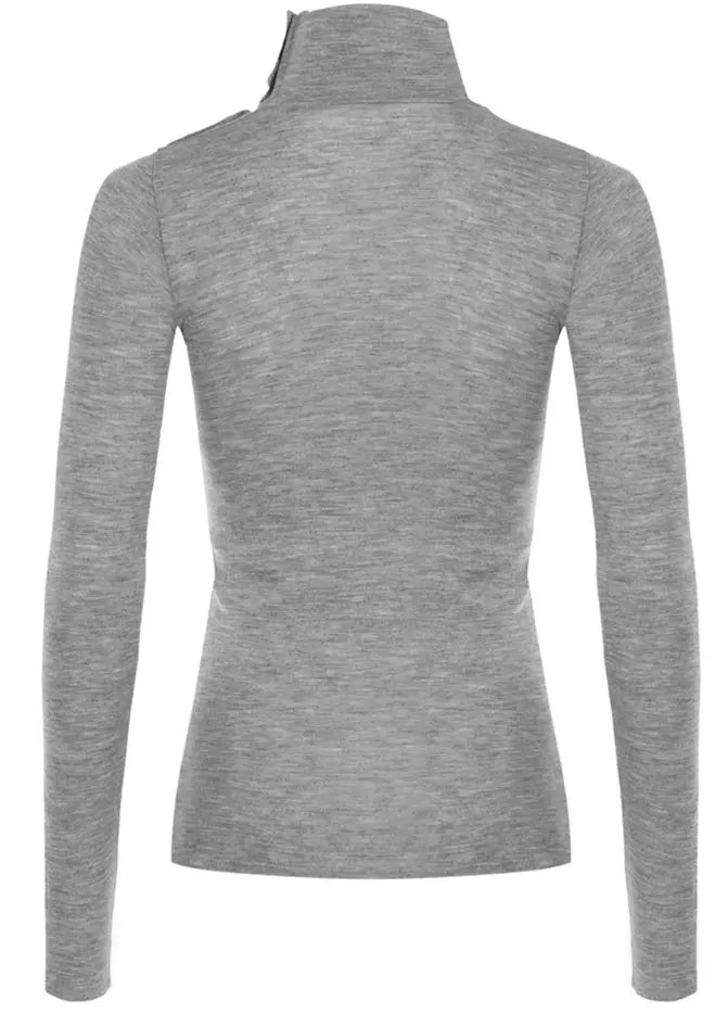 Gray Wool Sweater