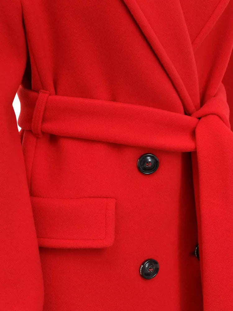 Red Wool Jackets & Coat