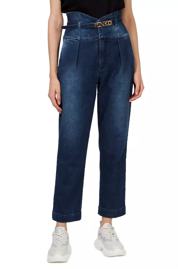 Blue Cotton Jeans & Pant