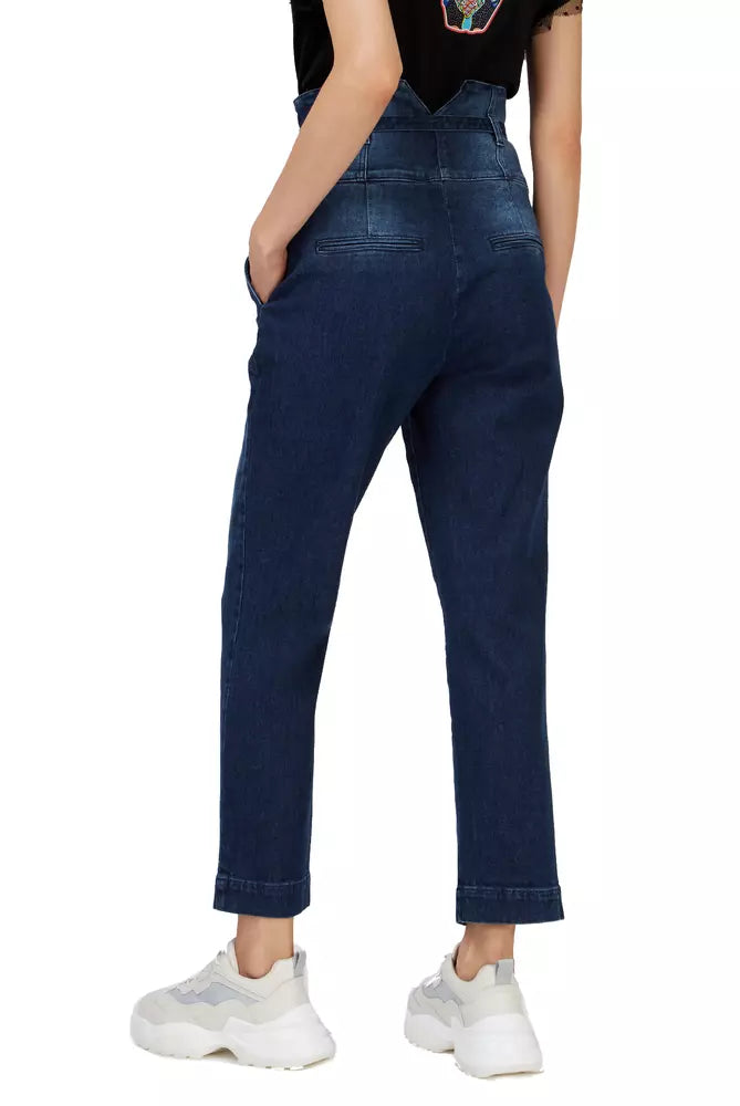 Blue Cotton Jeans & Pant