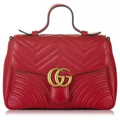 Red Leather Di Calfskin Crossbody Bag