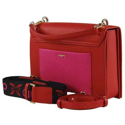 Red Leather Di Calfskin Crossbody Bag