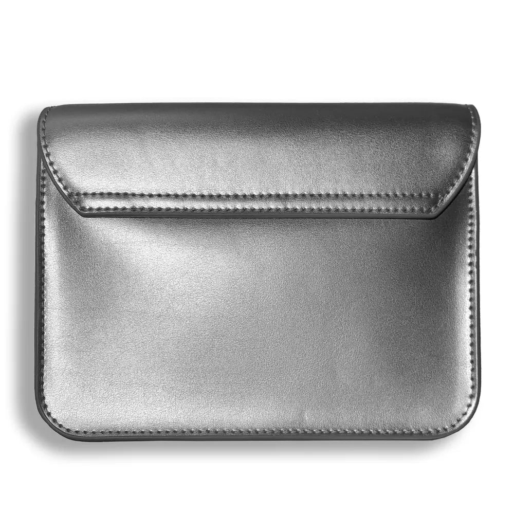 Gray Polyamide Crossbody Bag