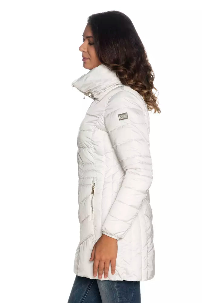 White Polyamide Jackets & Coat