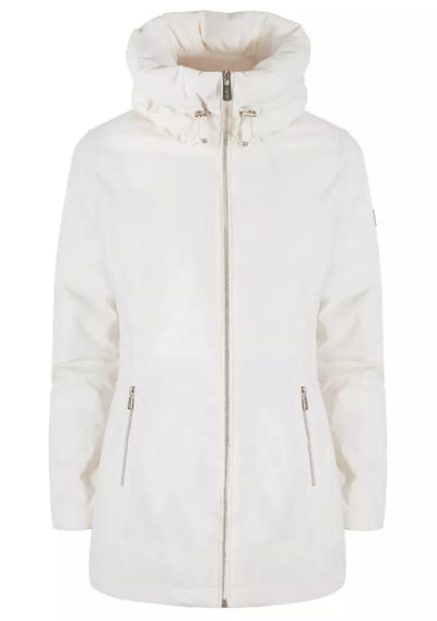 White Polyamide Jackets & Coat