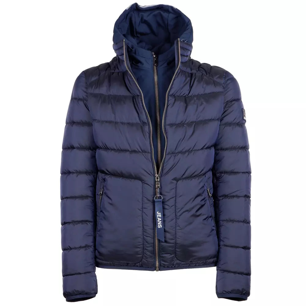 Blue Polyamide Jacket