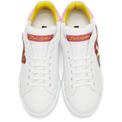 White Leather Sneaker